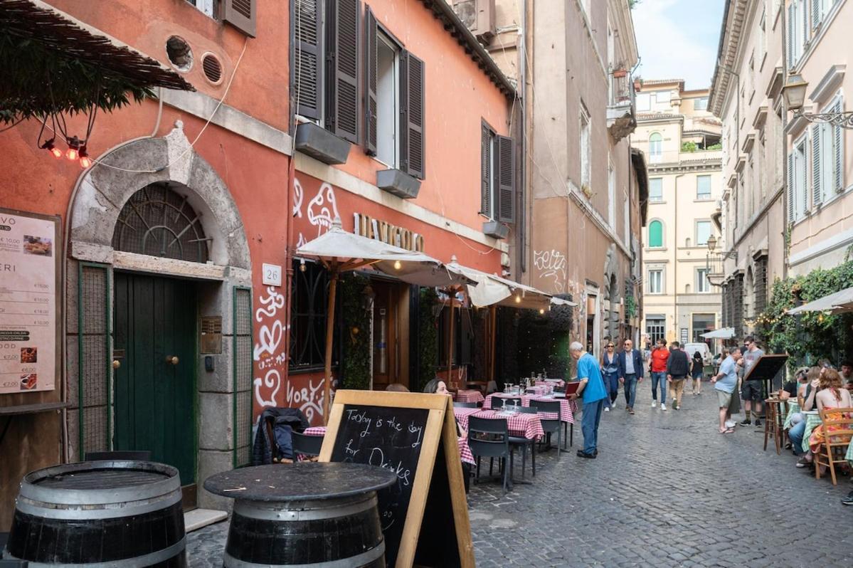 Trastevere Rooftop Terrace Courtyard Loft Appartamento Roma